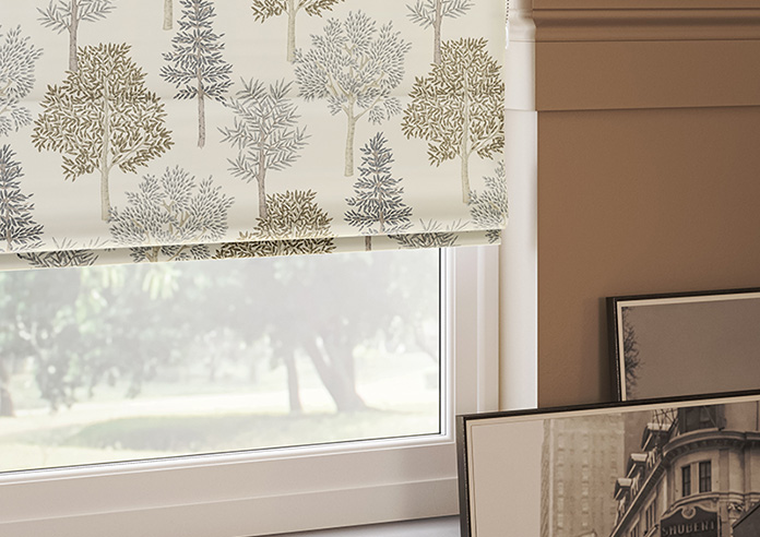 Coppice Faux Silk, Bronze - Twist&Fit Roman Blind - Image 5